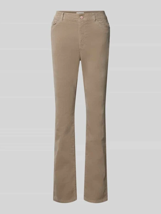 Zdjęcie produktu Spodnie materiałowe o kroju slim fit z elastycznej mieszanki bawełny Christian Berg Piaskowy