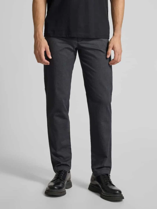 Zdjęcie produktu Spodnie materiałowe o kroju slim fit z kieszeniami z tyłu model „Brody” CINQUE Średnioszary