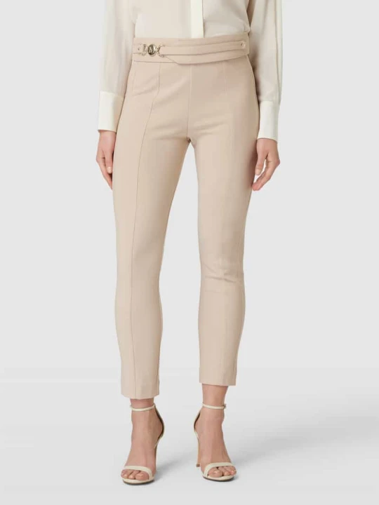 Zdjęcie produktu Spodnie materiałowe o kroju slim fit z ozdobnymi szwami model ‘KAREN’ MARCIANO BY GUESS