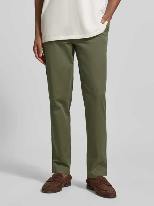 Zdjęcie produktu Spodnie materiałowe o kroju regular fit z wykończeniem ultralight model 'Everest' BRAX Khaki