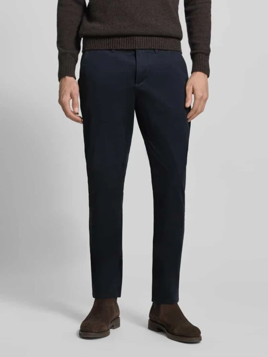 Zdjęcie produktu Chinosy o kroju slim fit z kieszeniami z tyłu MCNEAL Granatowy