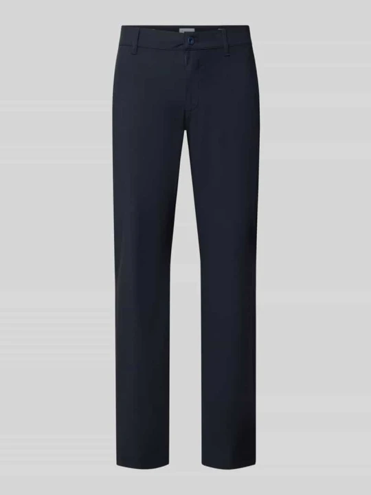 Zdjęcie produktu Spodnie materiałowe o kroju tapered fit z dodatkiem wiskozy model 'Phil' BRAX Granatowy