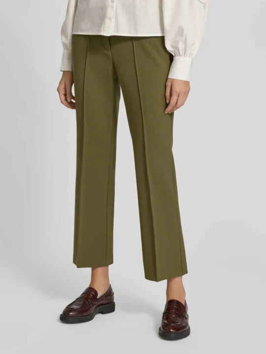 Zdjęcie produktu Spodnie materiałowe o skróconym kroju model ‘FARAH’ CAMBIO Khaki