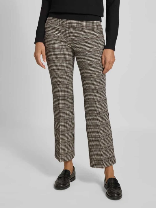 Zdjęcie produktu Spodnie materiałowe o skróconym kroju model ‘FRANCOISE’ CAMBIO Camel