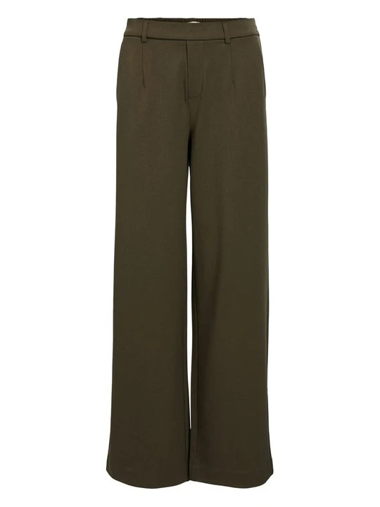 Zdjęcie produktu Spodnie materiałowe Object khaki