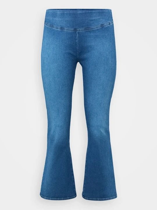 Zdjęcie produktu Spodnie materiałowe ONLY Carmakoma niebieski denim