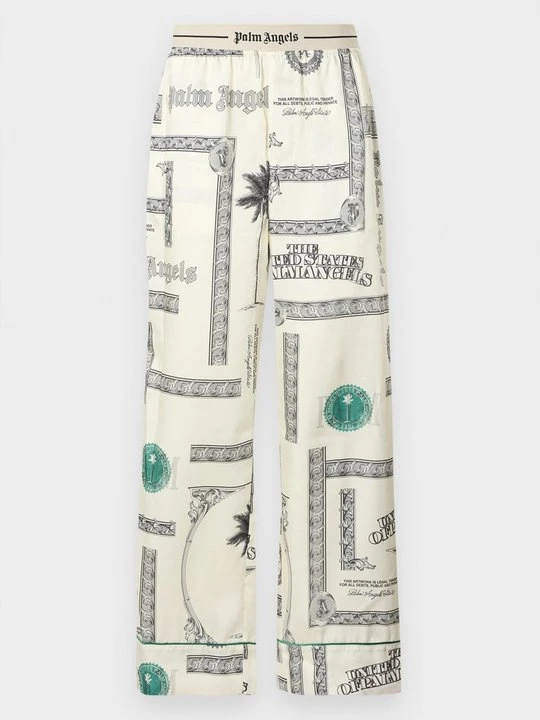 Zdjęcie produktu Spodnie materiałowe Palm Angels mleczny