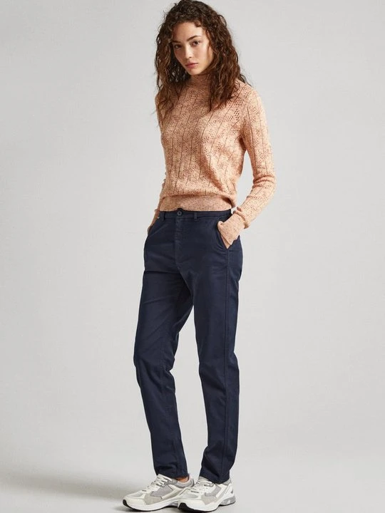 Zdjęcie produktu Spodnie materiałowe Pepe Jeans granatowy