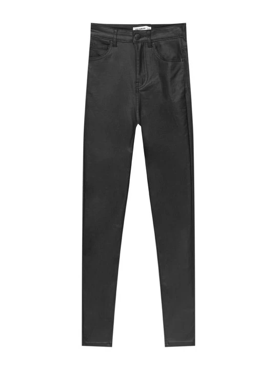 Zdjęcie produktu Spodnie materiałowe PULL&BEAR czarny