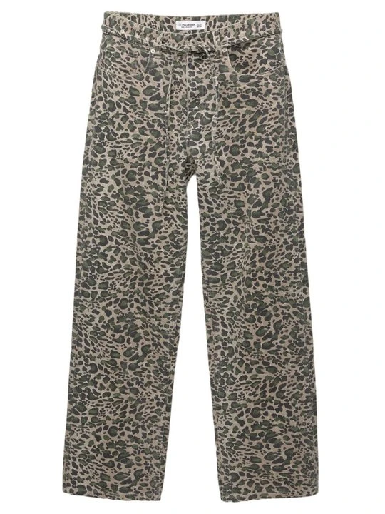 Zdjęcie produktu Spodnie materiałowe PULL&BEAR khaki