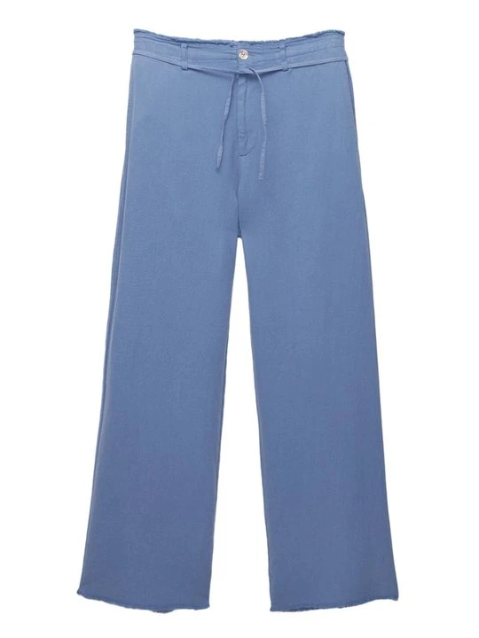 Zdjęcie produktu Spodnie materiałowe PULL&BEAR jasnoniebieski denim