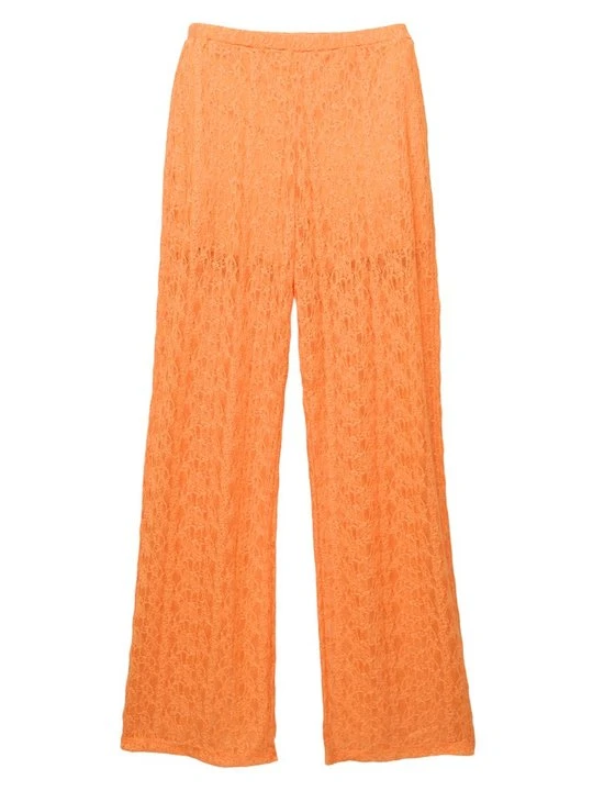 Zdjęcie produktu Spodnie materiałowe PULL&BEAR pomarańczowy
