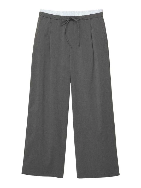 Zdjęcie produktu Spodnie materiałowe PULL&BEAR szary