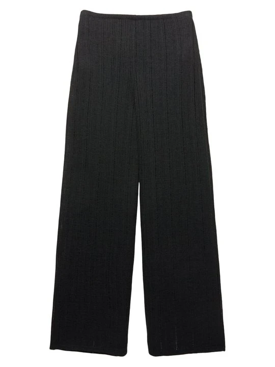 Zdjęcie produktu Spodnie materiałowe PULL&BEAR czarny