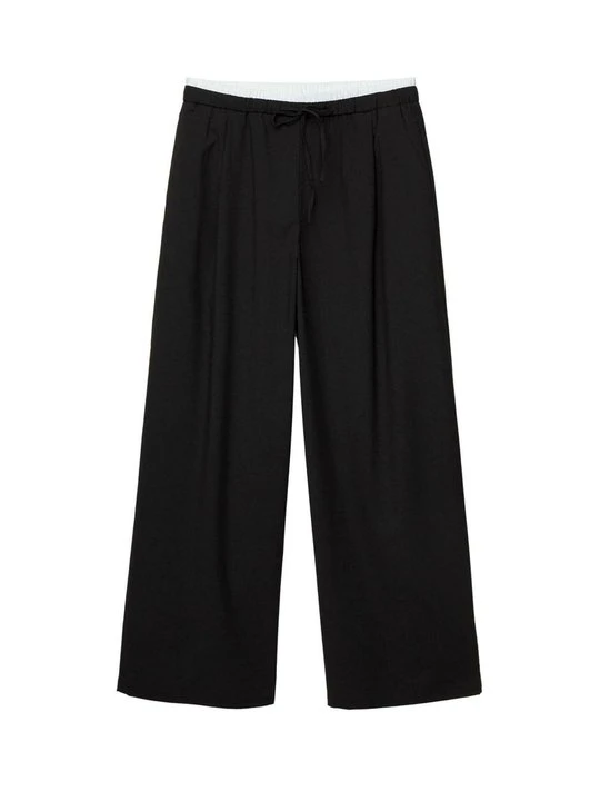 Zdjęcie produktu Spodnie materiałowe PULL&BEAR czarny