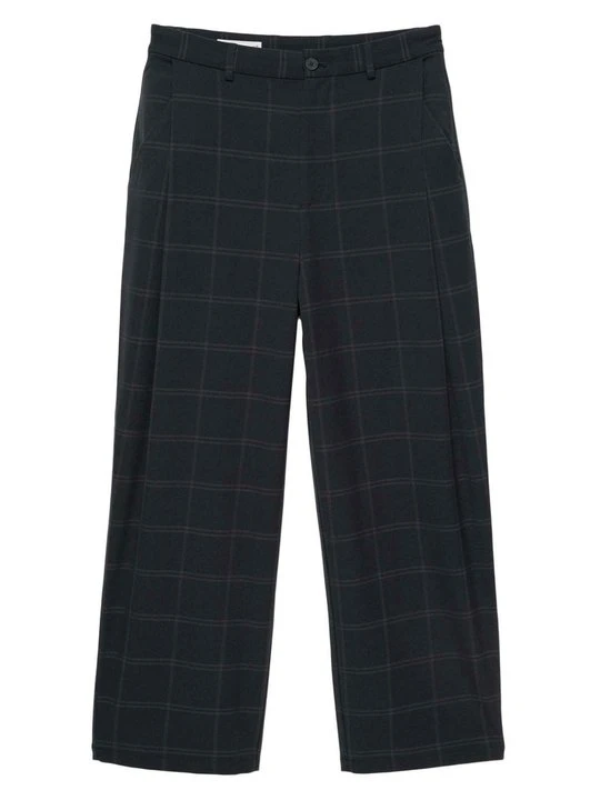 Zdjęcie produktu Spodnie materiałowe PULL&BEAR granatowy