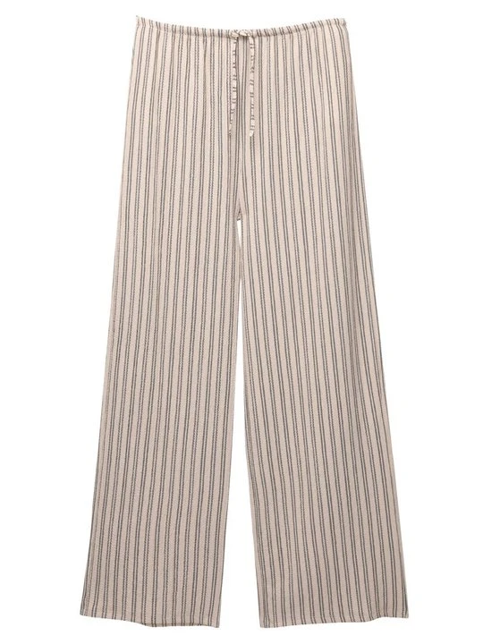 Zdjęcie produktu Spodnie materiałowe PULL&BEAR beżowy