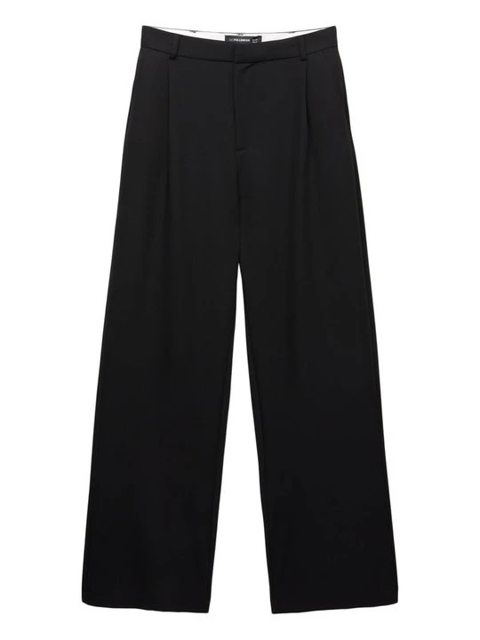 Zdjęcie produktu Spodnie materiałowe PULL&BEAR czarny