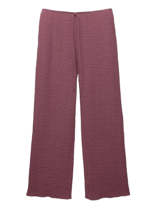 Zdjęcie produktu Spodnie materiałowe PULL&BEAR bordowy