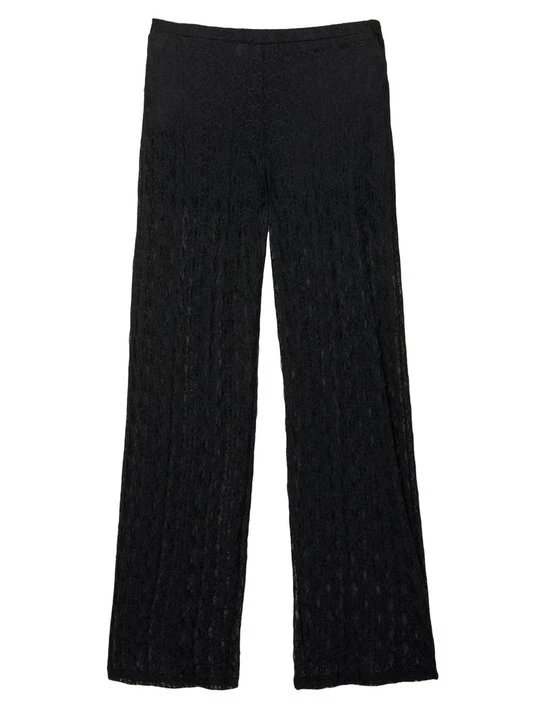 Zdjęcie produktu Spodnie materiałowe PULL&BEAR czarny