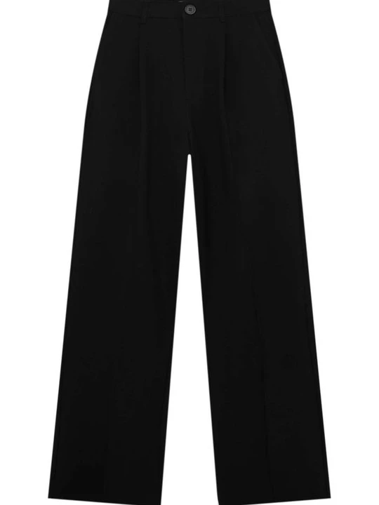 Zdjęcie produktu Spodnie materiałowe PULL&BEAR czarny