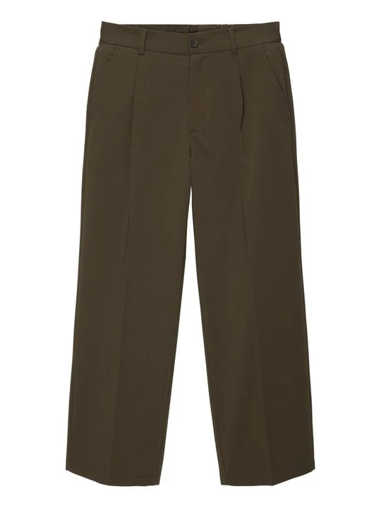 Zdjęcie produktu Spodnie materiałowe PULL&BEAR khaki