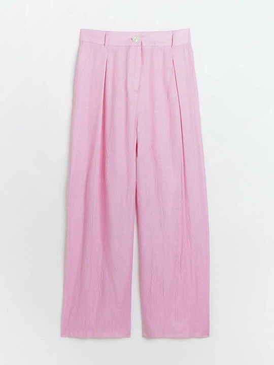 Zdjęcie produktu Spodnie materiałowe River Island różowy