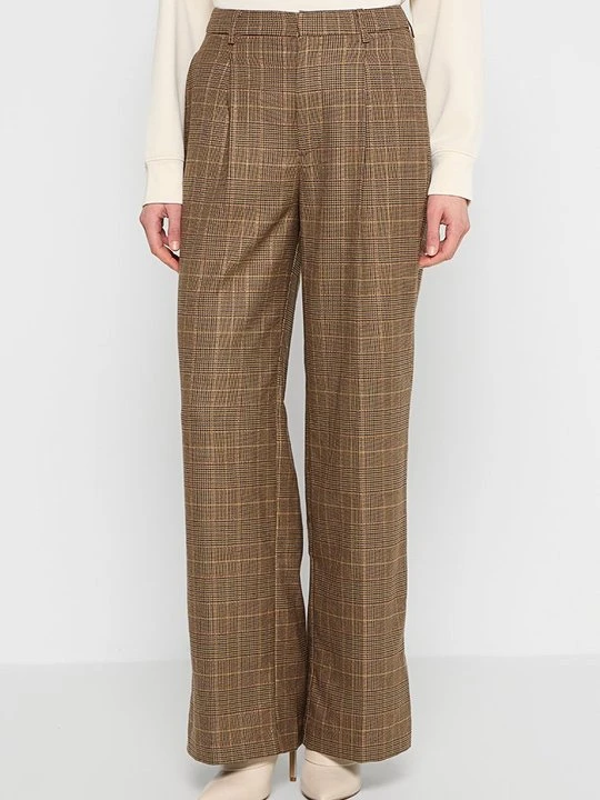 Zdjęcie produktu Spodnie materiałowe Scotch & Soda ciemnobrązowy