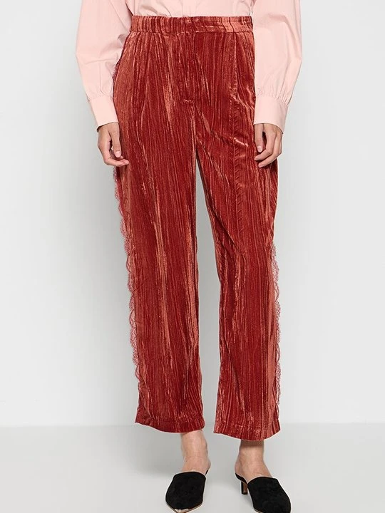 Zdjęcie produktu Spodnie materiałowe Scotch & Soda miedziany