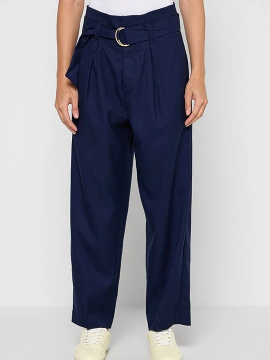 Zdjęcie produktu Spodnie materiałowe Scotch & Soda granatowy