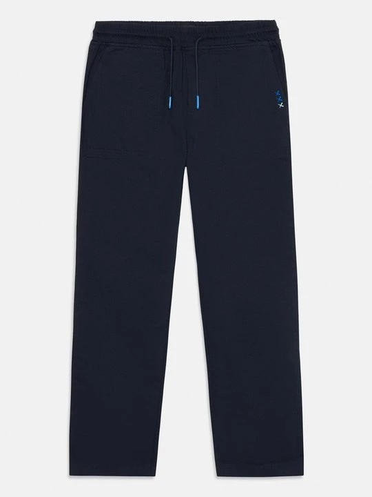 Zdjęcie produktu Spodnie materiałowe Scotch & Soda granatowy