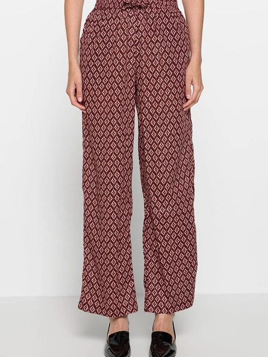 Zdjęcie produktu Spodnie materiałowe Scotch & Soda bordowy