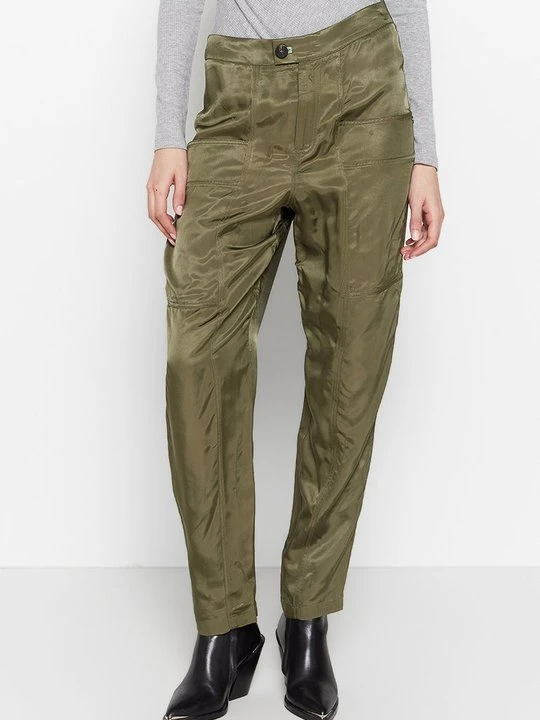 Zdjęcie produktu Spodnie materiałowe Scotch & Soda oliwkowy