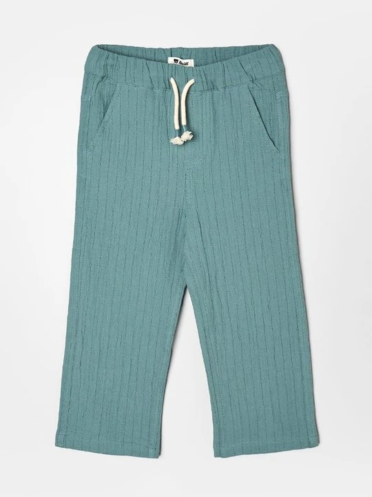 Zdjęcie produktu Spodnie materiałowe Steiff niebieski denim