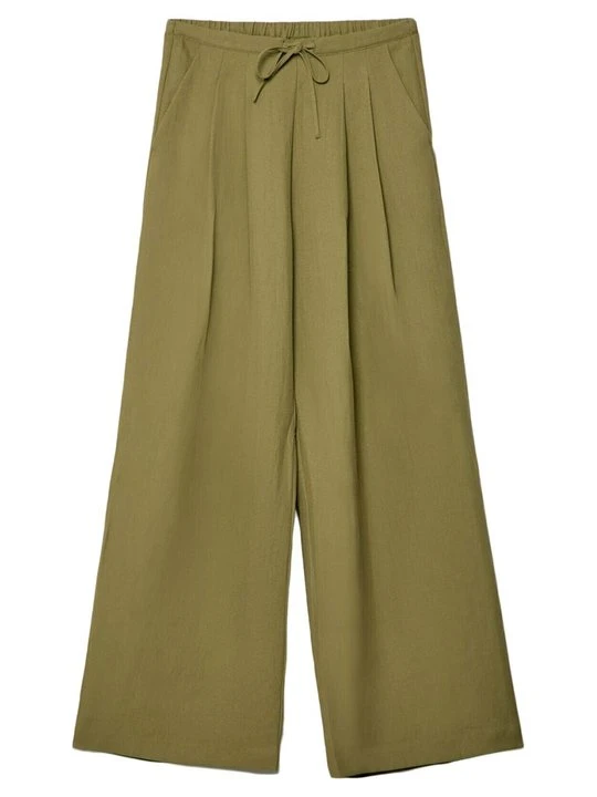 Zdjęcie produktu Spodnie materiałowe Stradivarius khaki