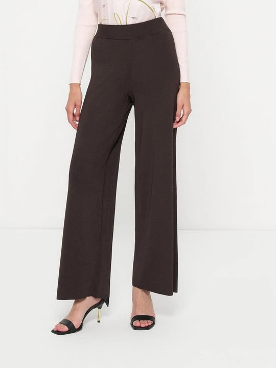 Zdjęcie produktu Spodnie materiałowe Ted Baker ciemnobrązowy