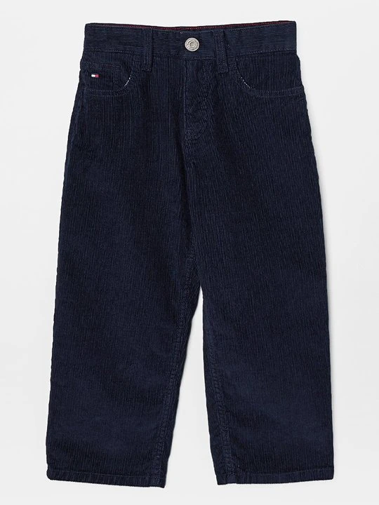 Zdjęcie produktu Spodnie materiałowe Tommy Hilfiger ciemnozielony