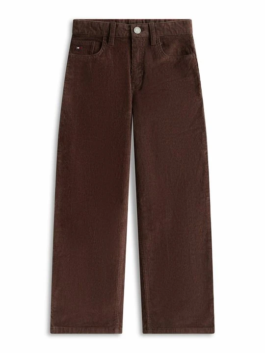 Zdjęcie produktu Spodnie materiałowe Tommy Hilfiger brązowy