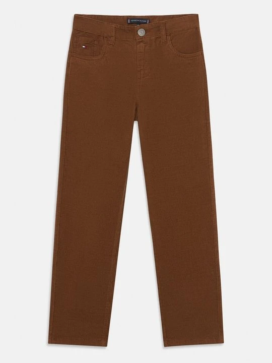 Zdjęcie produktu Spodnie materiałowe Tommy Hilfiger brązowy