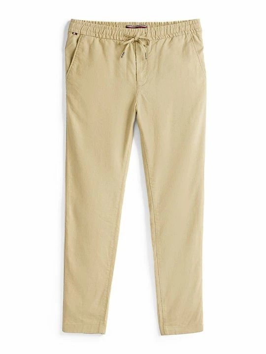 Zdjęcie produktu Spodnie materiałowe Tommy Hilfiger beżowy