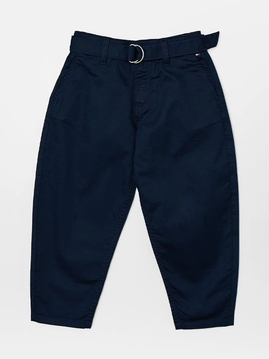 Zdjęcie produktu Spodnie materiałowe Tommy Hilfiger granatowy