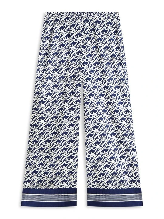 Zdjęcie produktu Spodnie materiałowe Tommy Hilfiger niebieski