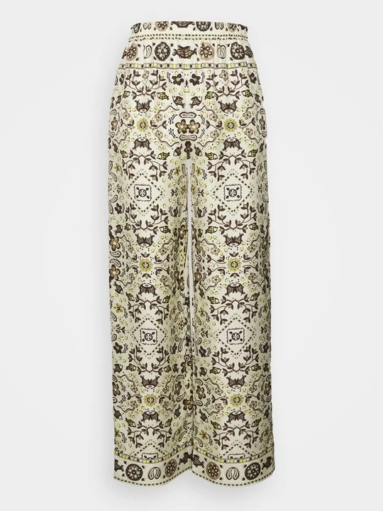 Zdjęcie produktu Spodnie materiałowe Tory Burch mleczny