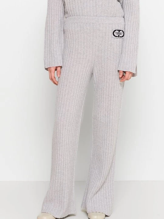 Zdjęcie produktu Spodnie materiałowe TWINSET szary