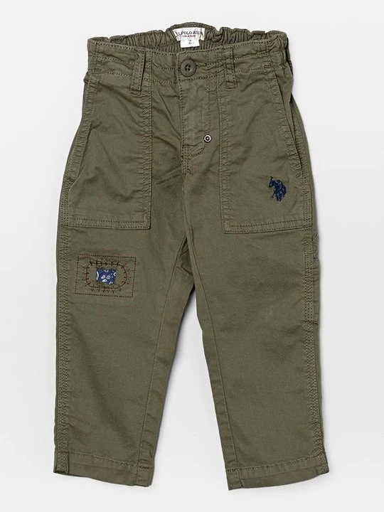 Zdjęcie produktu Spodnie materiałowe U.S. POLO ASSN. oliwkowy