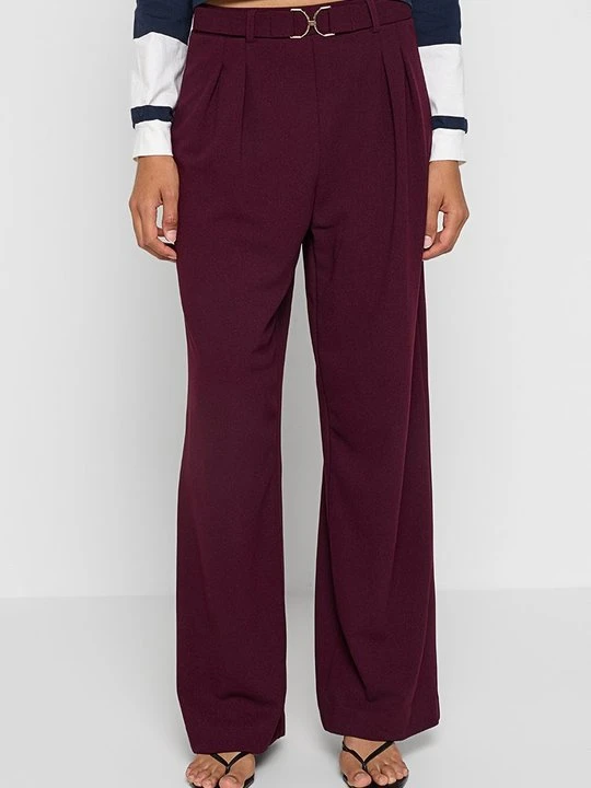 Zdjęcie produktu Spodnie materiałowe Vero Moda ciemnoliliowy