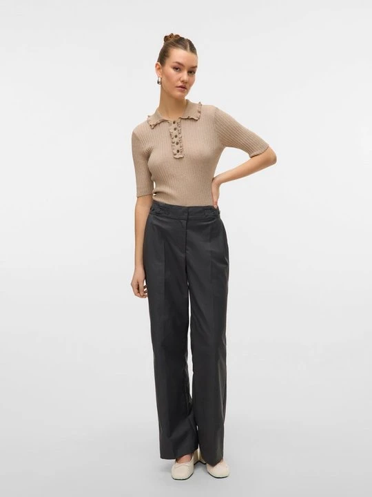Zdjęcie produktu Spodnie materiałowe Vero Moda ciemnoszary melanż