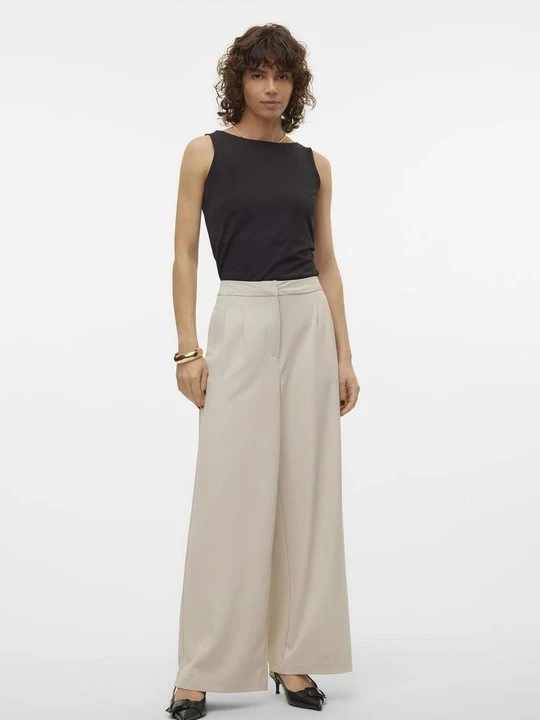 Zdjęcie produktu Spodnie materiałowe Vero Moda mleczny