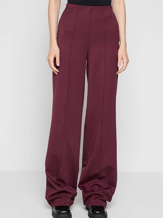 Zdjęcie produktu Spodnie materiałowe Vero Moda bordowy