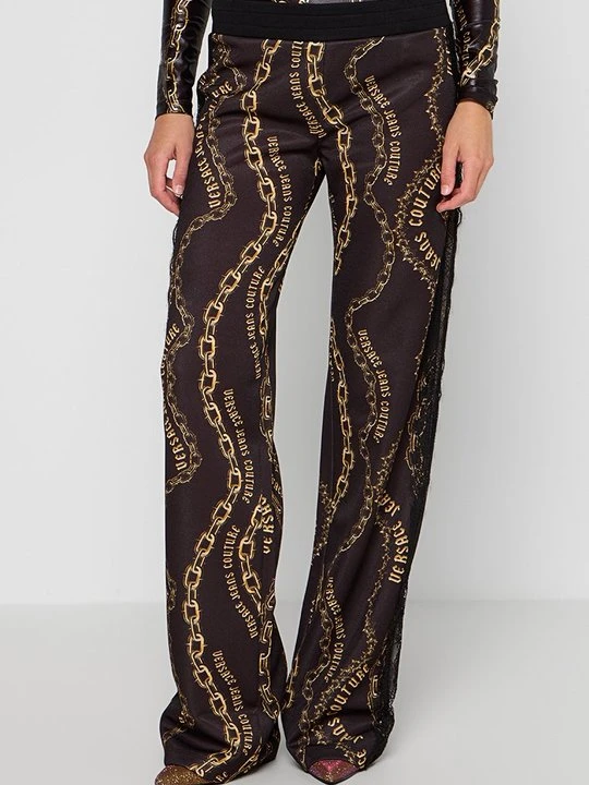 Zdjęcie produktu Spodnie materiałowe Versace Jeans Couture czarny